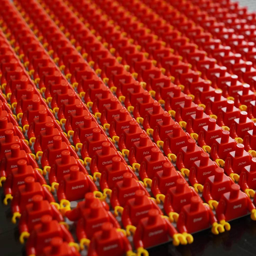 UV-Druck Minifig Namen