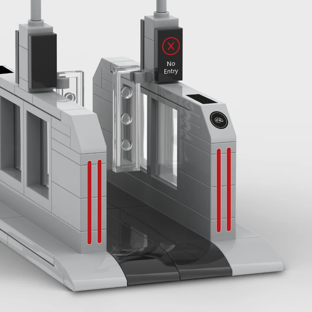 Faregate Modell - Detail hinten